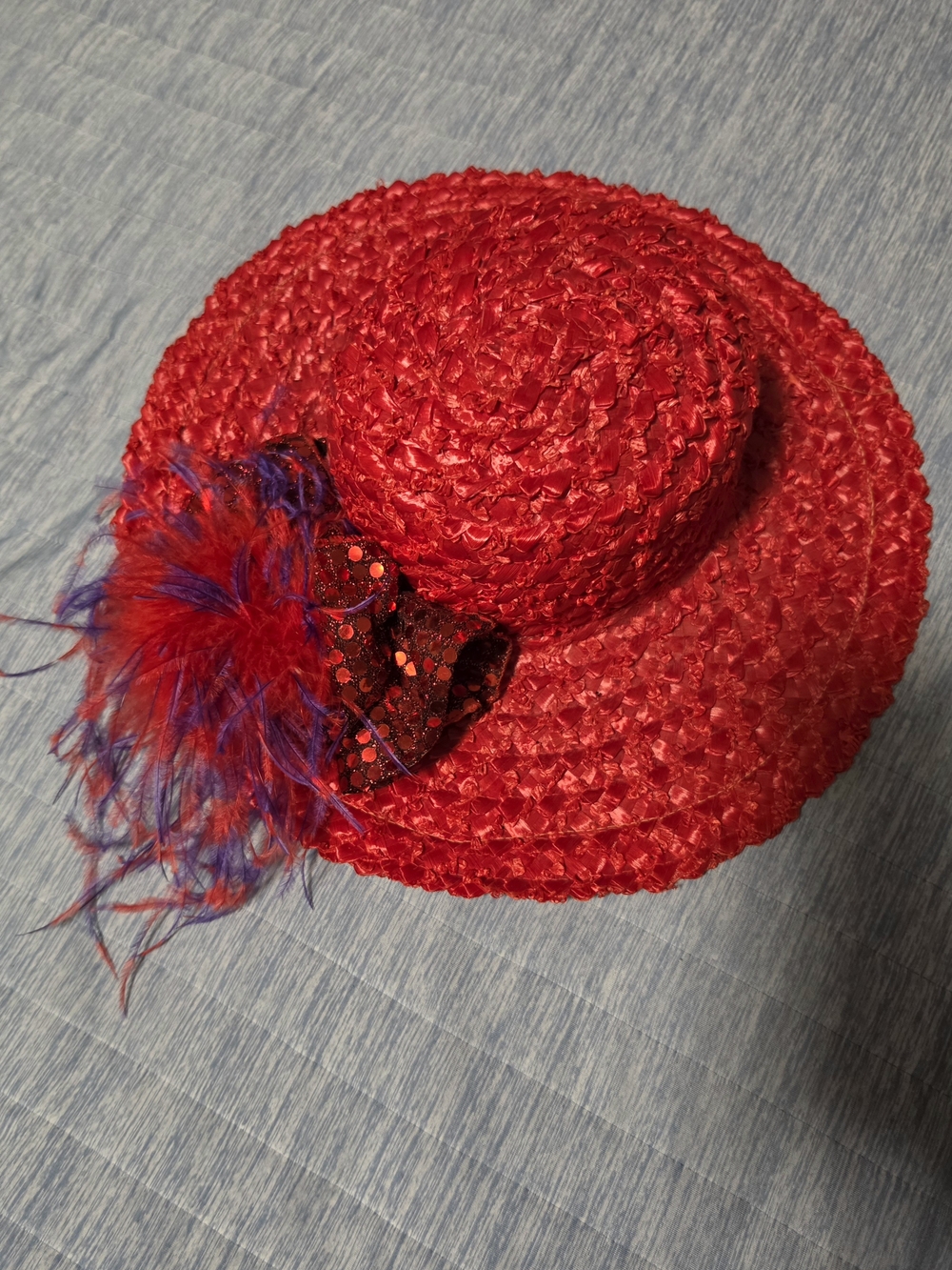 Mid-century women’s novelty/sun hat, probably late 1950s–1960s.